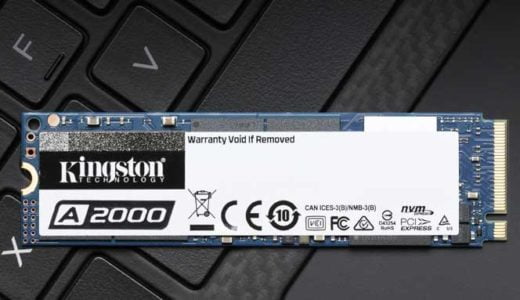 【レビュー】爆速なNVMe型SSDに大容量エントリーモデル登場！Kingston A2000 NVMe PCIe SSD (1TB)