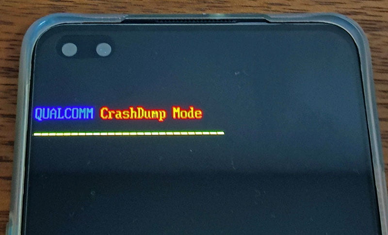 Qualcomm crash dump mode oneplus 7 pro что делать